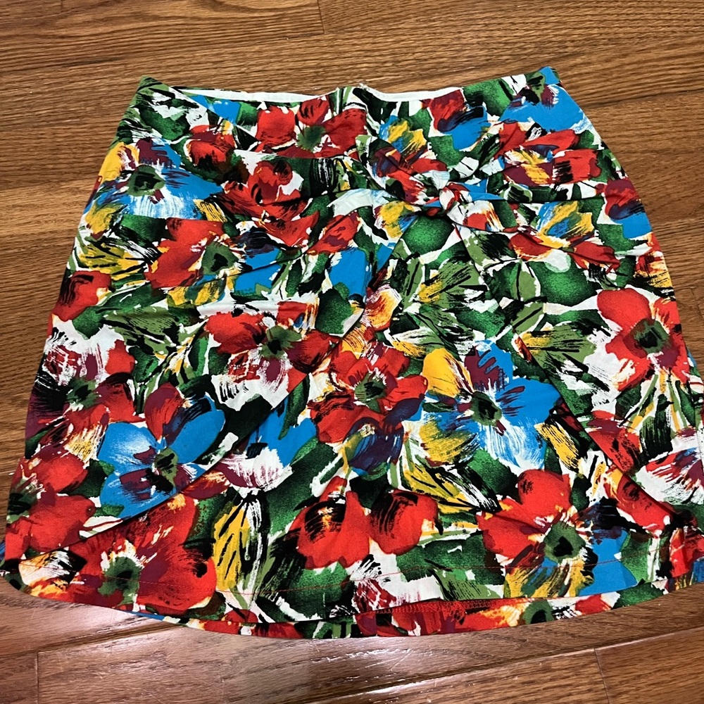 Lush floral skirt